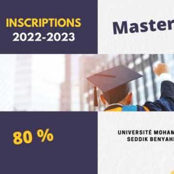 إعلان للترشح للماستر 1 فئة 80 % بعنوان السنة الجامعية 2023/2022